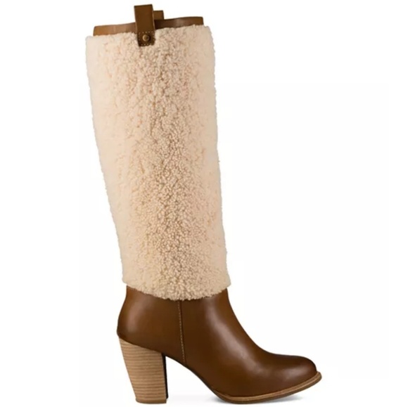 Ugg Ava exposed shearling Boots - Picture 3 of 7